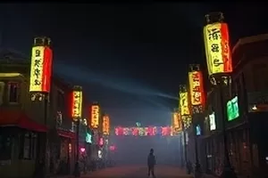 短剧十七号月台封面，深夜车站空荡的站台长椅
